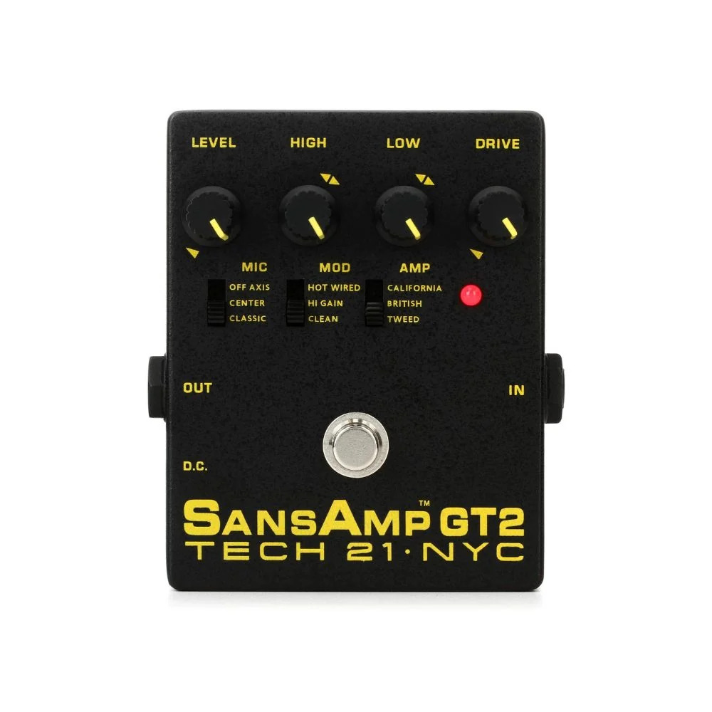 Tech 21 SansAmp GT2 Tube Amp Emulator Pedal – Pulse Musicals Store